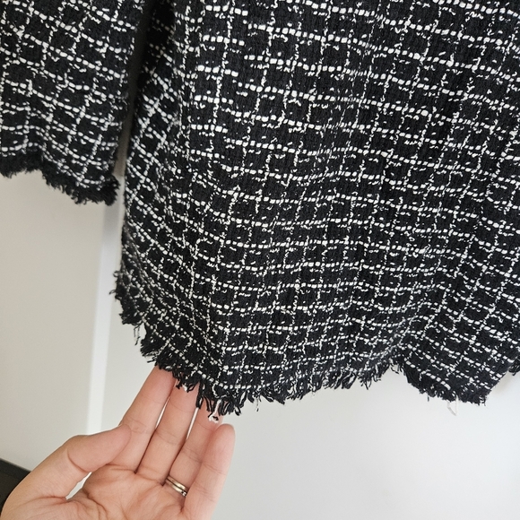 Zara Black and White Women's Jacket - Picture 4 of 6